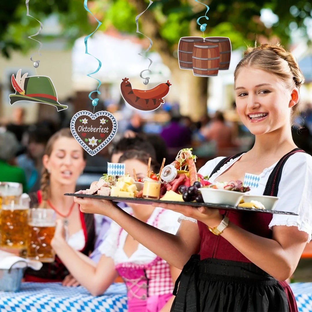 Hängedekorationen Set – FestWirbel Oktoberfest 2025 (1+1 Gratis)