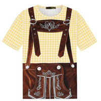T-Shirt im Lederhosen-Look – WiesnShirt Oktoberfest 2025