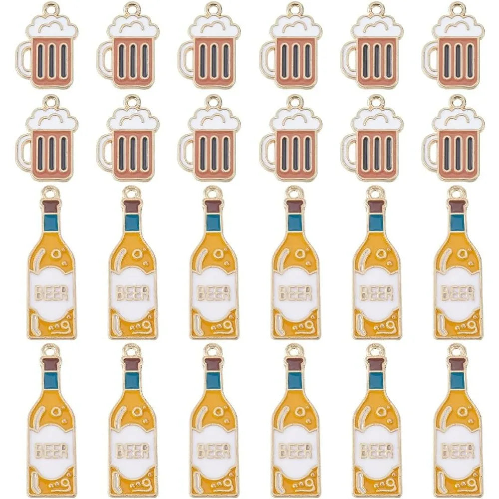 Schmuckanhänger im Bier-Design (40er-Set) – ProstCharms Oktoberfest 2025