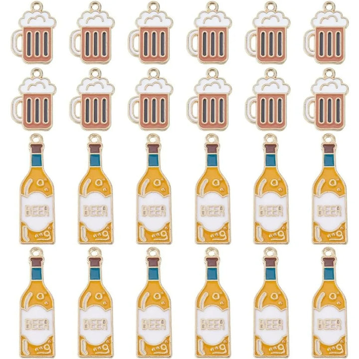 Schmuckanhänger im Bier-Design (40er-Set) – ProstCharms Oktoberfest 2025