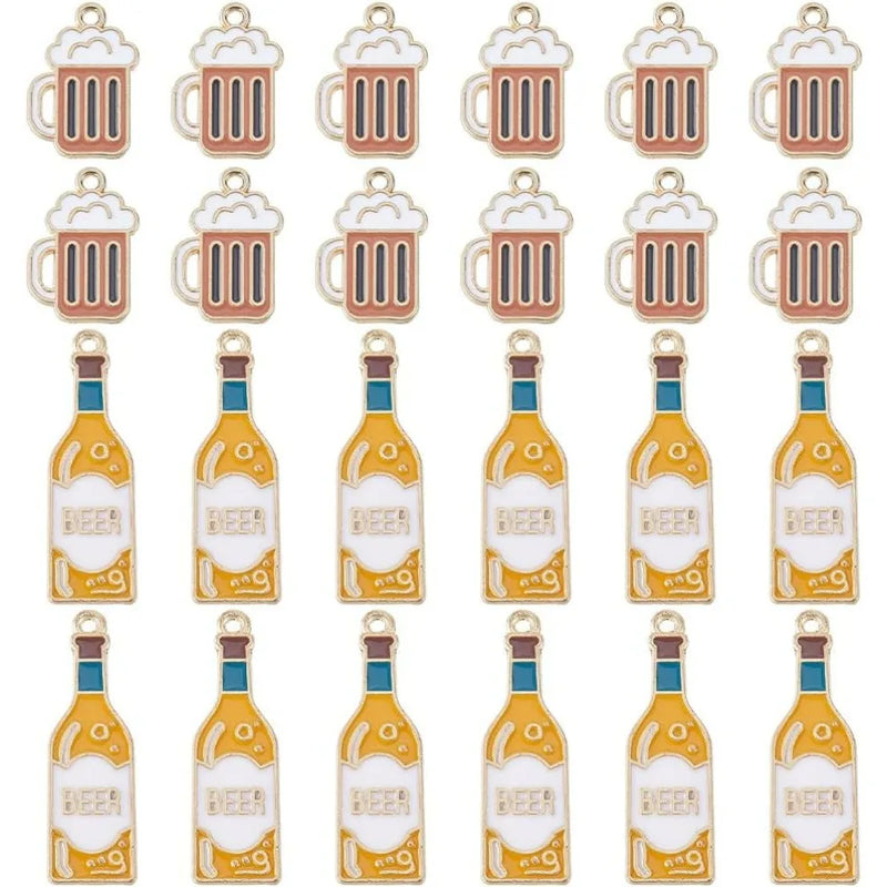 Schmuckanhänger im Bier-Design (40er-Set) – ProstCharms Oktoberfest 2025