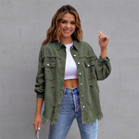 Boho Damen Jeansjacke mit Ibiza-Flair & Slim Fit für Frühling/Sommer – Yara