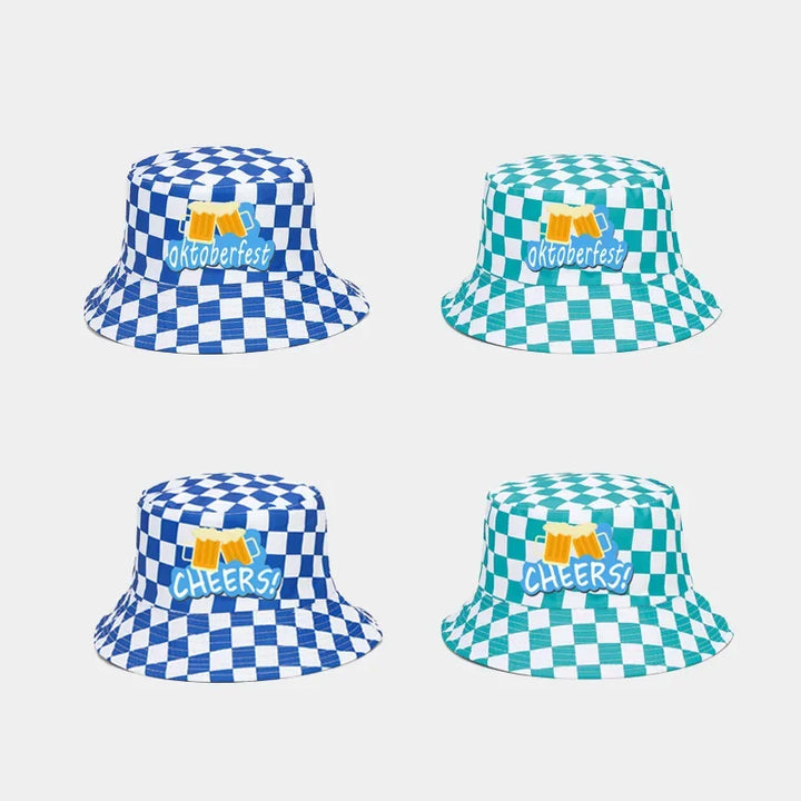 Fischerhut mit Rautenmuster – WiesnKaro Oktoberfest 2025