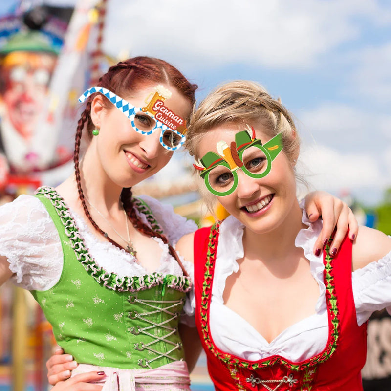 Fotobrillen Set (12 Stück) – GaudiGläser Oktoberfest 2025