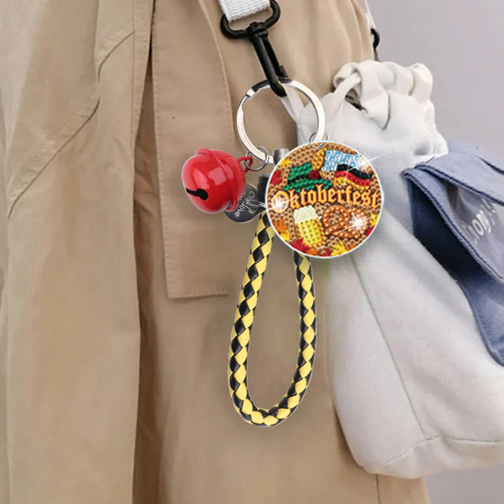 DIY Diamond Painting Schlüsselanhänger – GlitzerHerz Oktoberfest 2025