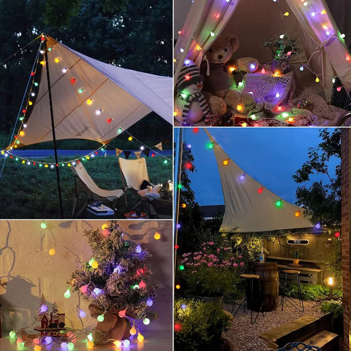 Solarbetriebene Partybeleuchtung – SolarGlow