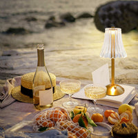 LED Retro Tischlampe USB Wiederaufladbar - BrillianceGlow