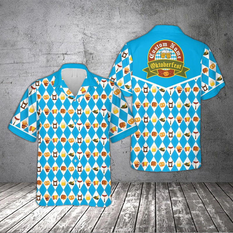 Herren Hemd mit Oktoberfest Print – BayernHemd Oktoberfest 2025