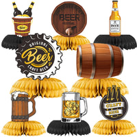Tischdeko Bündeln mit Biermotiven (3×9er-Set) – FestTisch Oktoberfest 2025