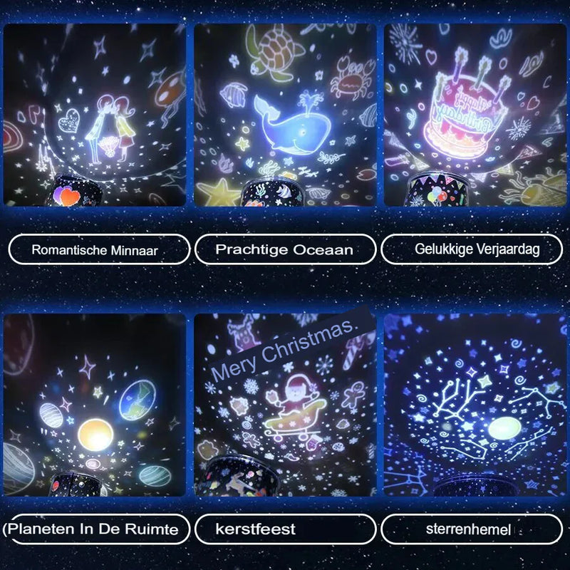 Einzigartiges Muster-Nachtlicht für Kinder - StarryDream
