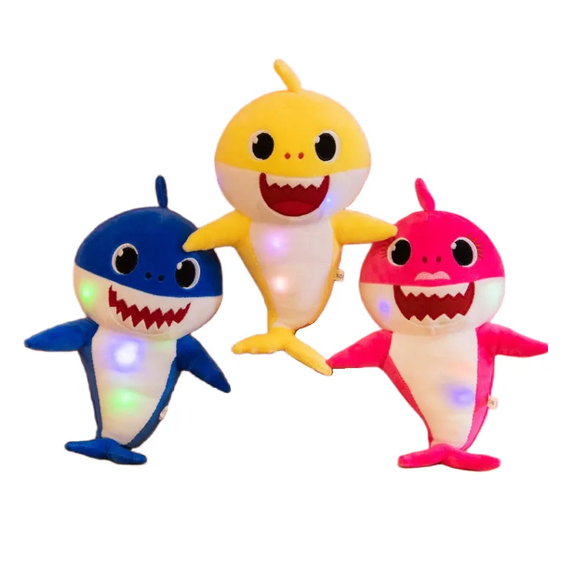 Singender Hai-Plüsch mit Musik und Licht – GlowShark