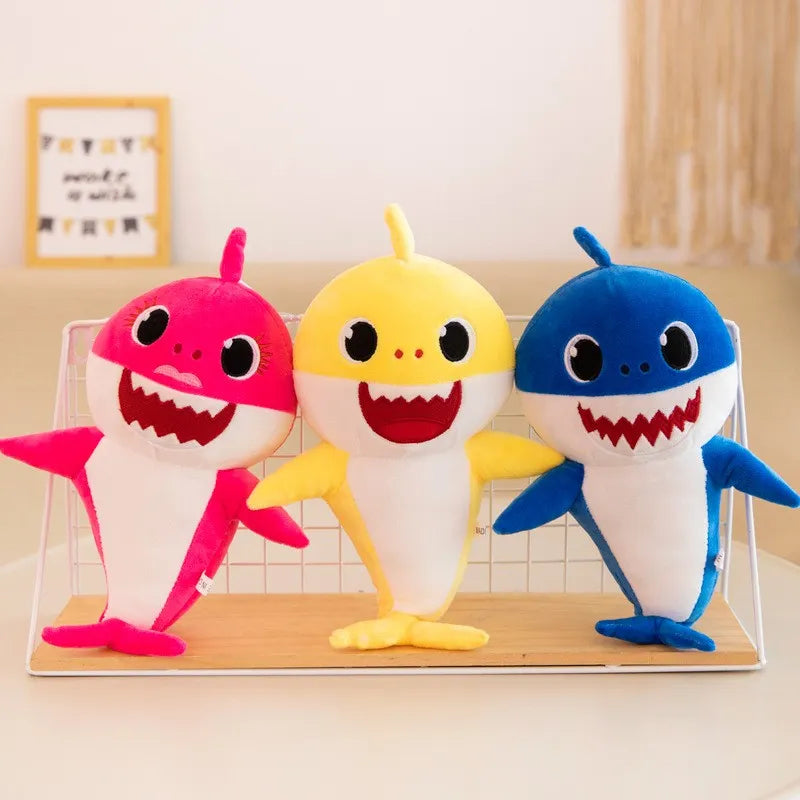 Singender Hai-Plüsch mit Musik und Licht – GlowShark