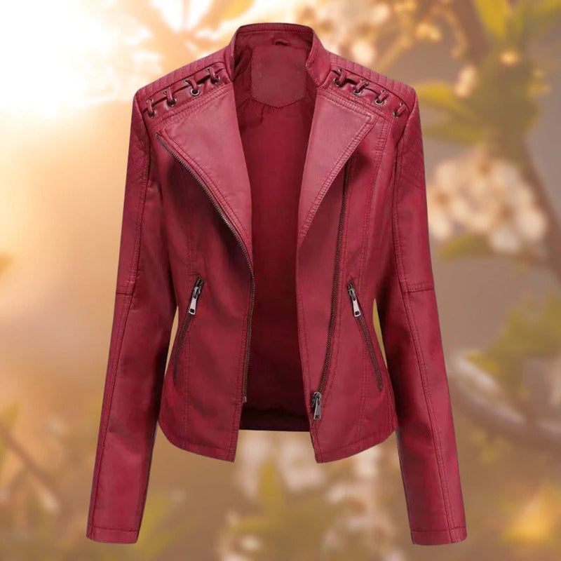 Damen-Lederjacke – Seraphina