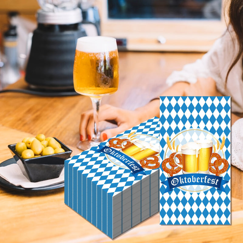 Papier Servietten (120 Stück) – WiesnServus Oktoberfest 2025