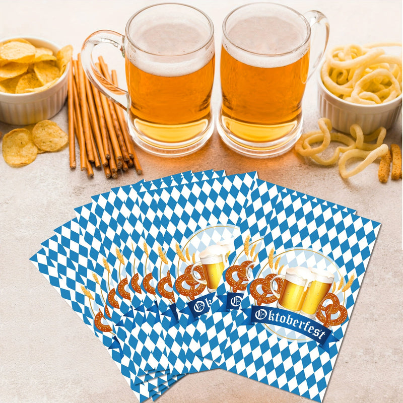 Papier Servietten (120 Stück) – WiesnServus Oktoberfest 2025