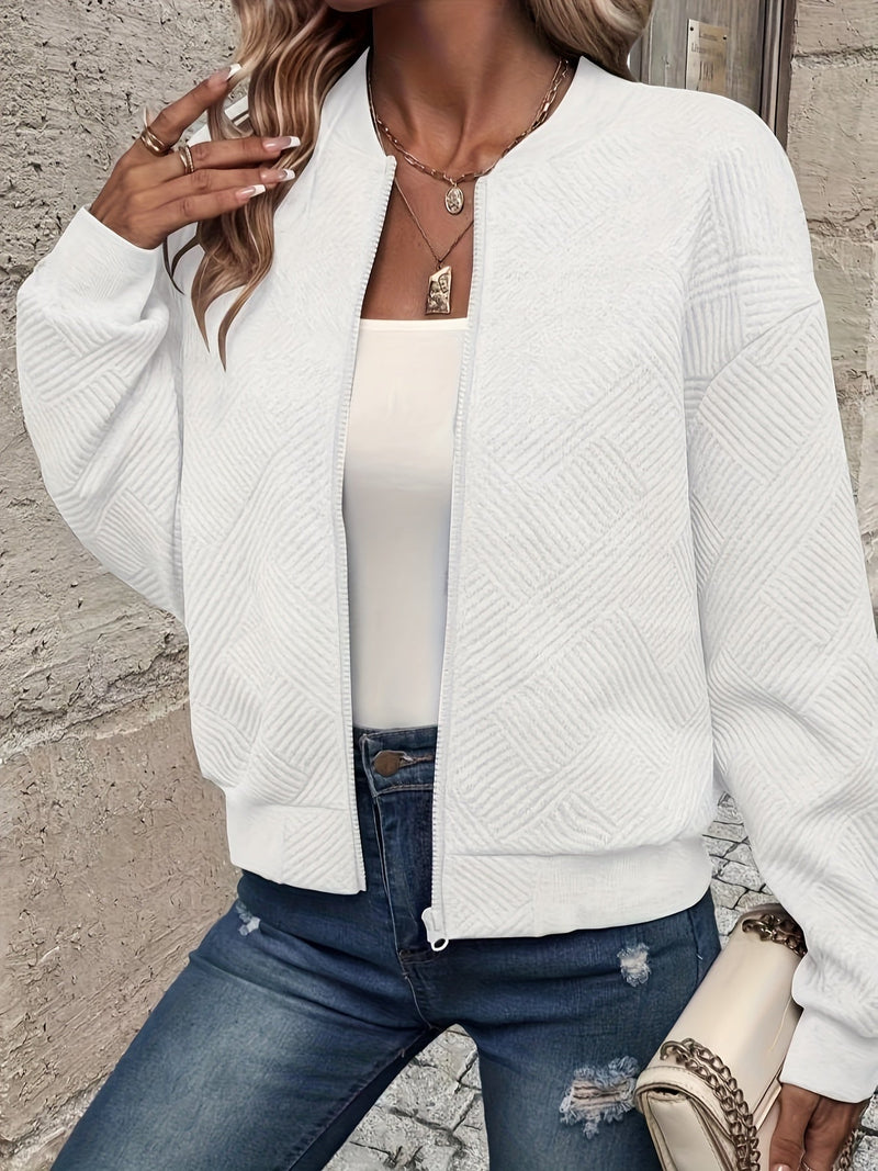Stilvolle Damen Zip-Up-Jacke – Rivka
