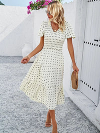 Damen Herbstkleid mit lockerer Passform – Nadezhda