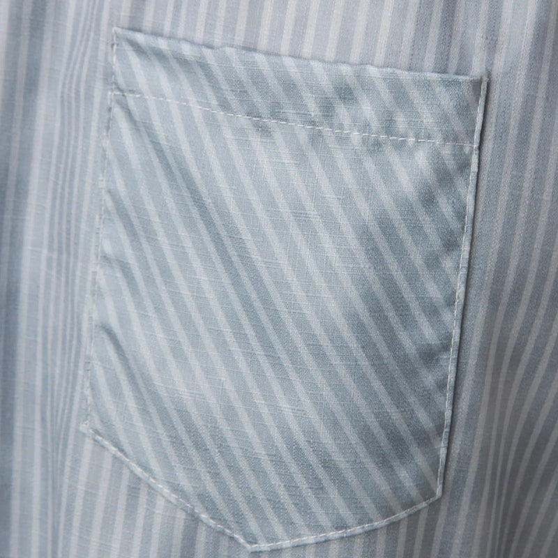 Gestreifte High-Waist Damen Hose mit Zierknöpfen – Florence