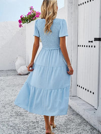 Damen Herbstkleid mit lockerer Passform – Nadezhda