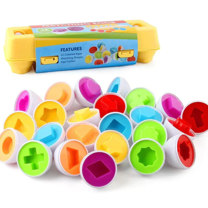 Bunte und Lernfördernde Eier-Set – ColorMatch