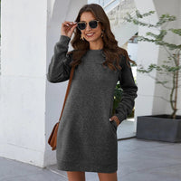 Langes Flanellkleid mit Stil – Elodie