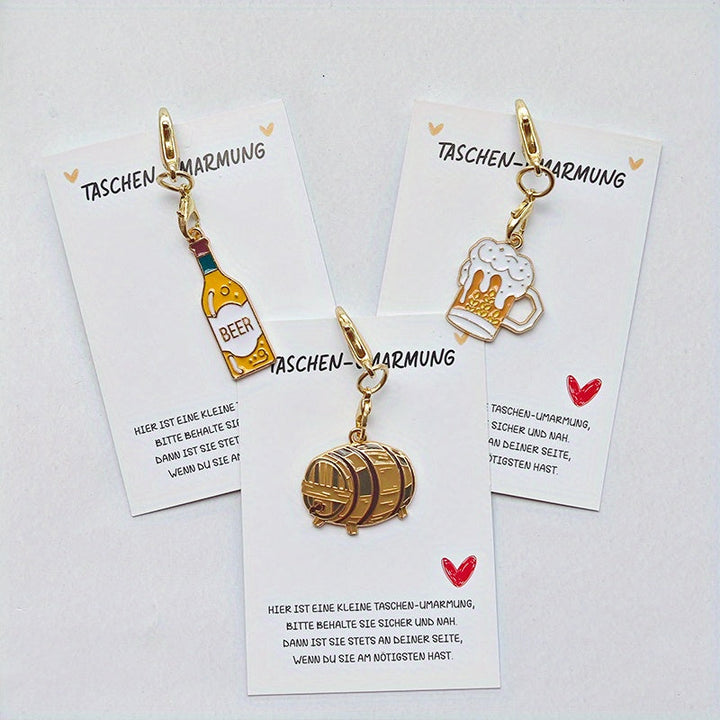 Oktoberfest Schlüsselanhänger 3 Sets (je 5 Stück) – BierCharms Oktoberfest 2025