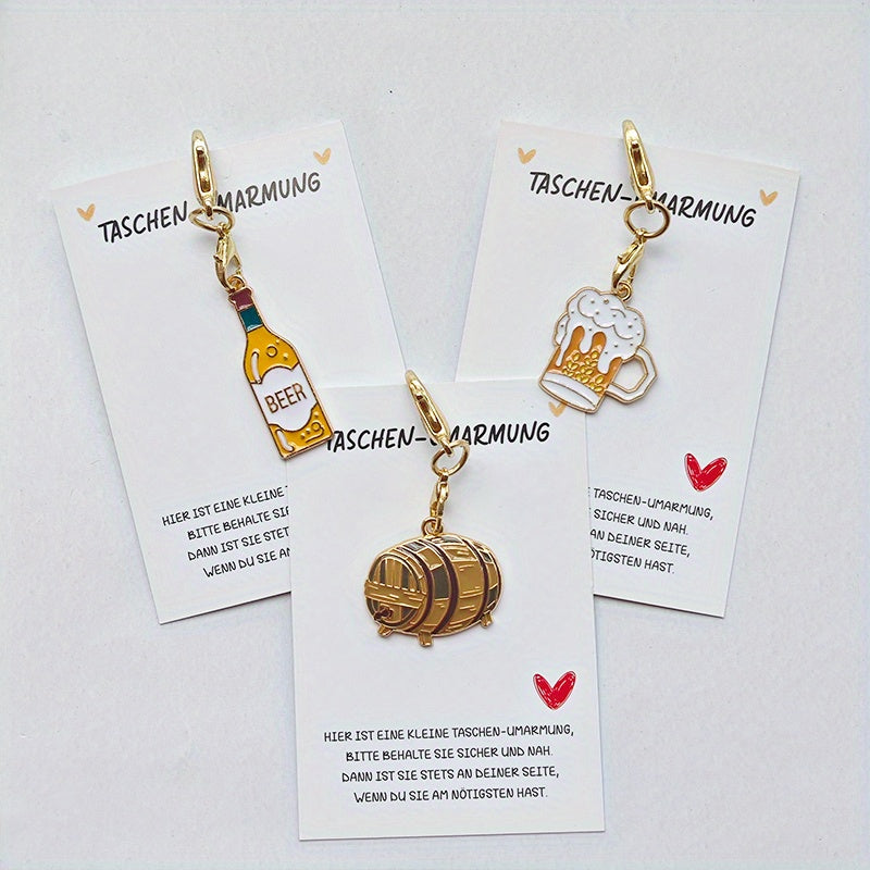 Oktoberfest Schlüsselanhänger 3 Sets (je 5 Stück) – BierCharms Oktoberfest 2025