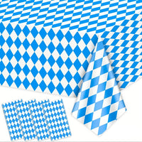 Tischdecken Set (5 Stück, 137×274 cm) – WiesnTafel Oktoberfest 2025