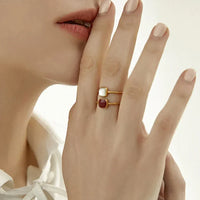 Vintage Emaille-Ring – Elvira