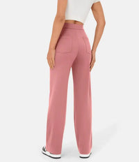 Hoch taillierte elastische Freizeithose - Sophia