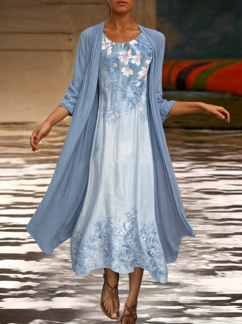 Kleid mit Blumenmuster – Eliana