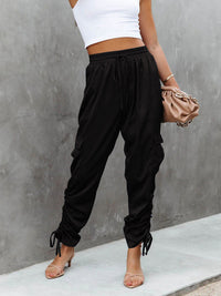 Satin Damen Cargo-Hose - Clara