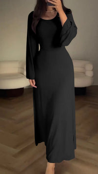 Elegantes Bodycon-Maxikleid mit Schnürung – Valencia
