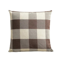 Gemütliche Karierte Kissenhülle im Landhausstil – Autumn Plaid (1+1 GRATIS)