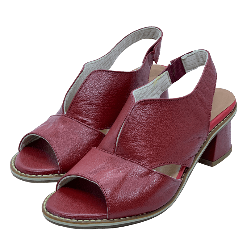 Damen Ledersandalen mit Absatz & Komfortfußbett – Selina