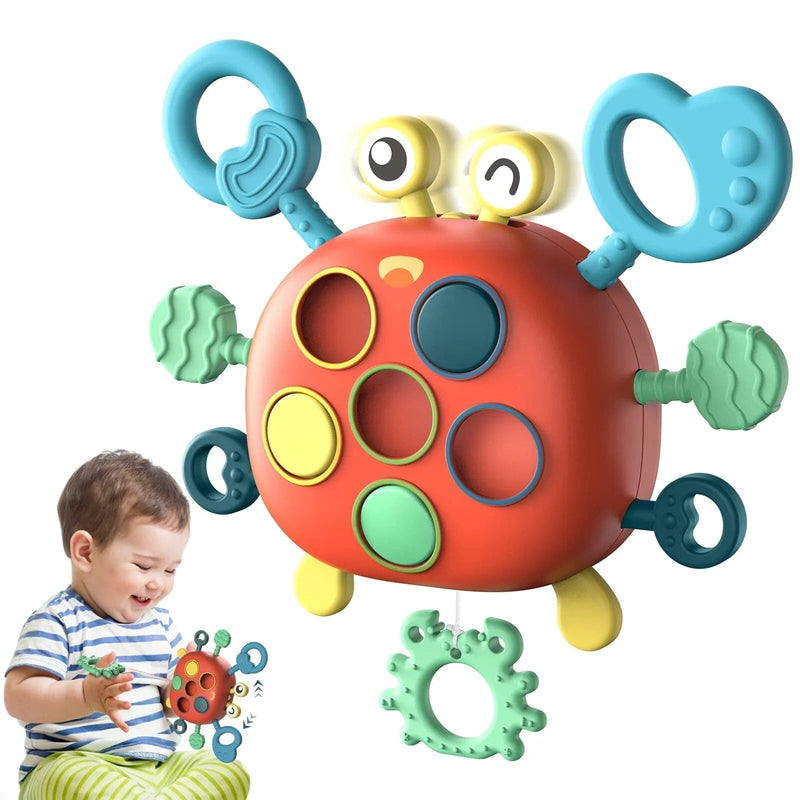 Sensorisches Motorikspielzeug für Babys – KrabbelKrabbe