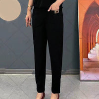 Leichte Sommerhose aus Baumwolle mit Stretchbund – Linnea