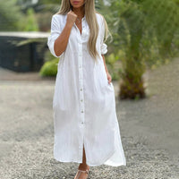 Luftige Polo-Shirtkleid Damen – Marlene