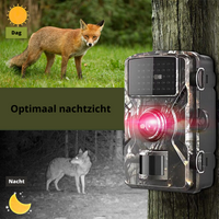 Mini-Wildkamera für den Außenbereich | Wasserdicht, Infrarot, Nachtsicht, 4K, HD