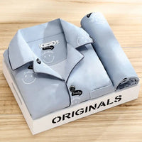 Gestreiftes Pyjama-Set | Haushaltsensemble