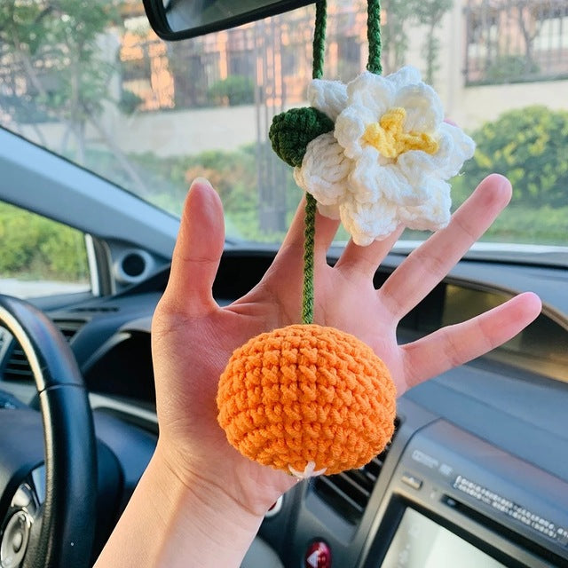 Glitzerstrick | New Crochet Topfpflanzen Auto Korb hängend