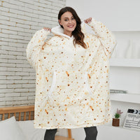 Kapuzenpullover und Decke | Wunderbare Kombination aus weichem Kapuzenpullover und bequemer Decke in einem!