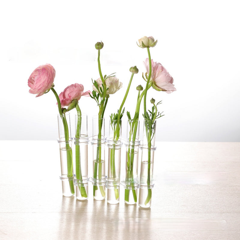 Rosenthal Glow | Glas Vase Tube Set Hängende Blumenhalter