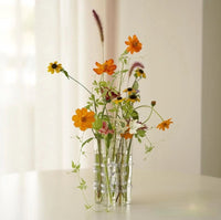Rosenthal Glow | Glas Vase Tube Set Hängende Blumenhalter