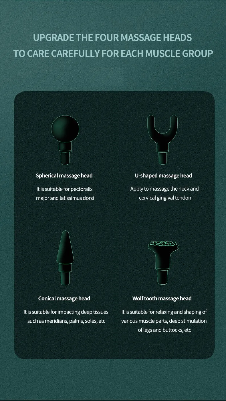Massagepistole | Tragbares Pistolen-Vibrationsmassagegerät
