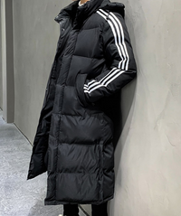 - Dekan-Winterjacke | Langes Modell mit Kapuze