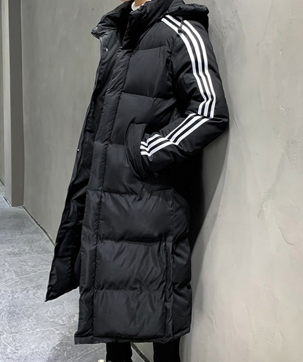 - Dekan-Winterjacke | Langes Modell mit Kapuze