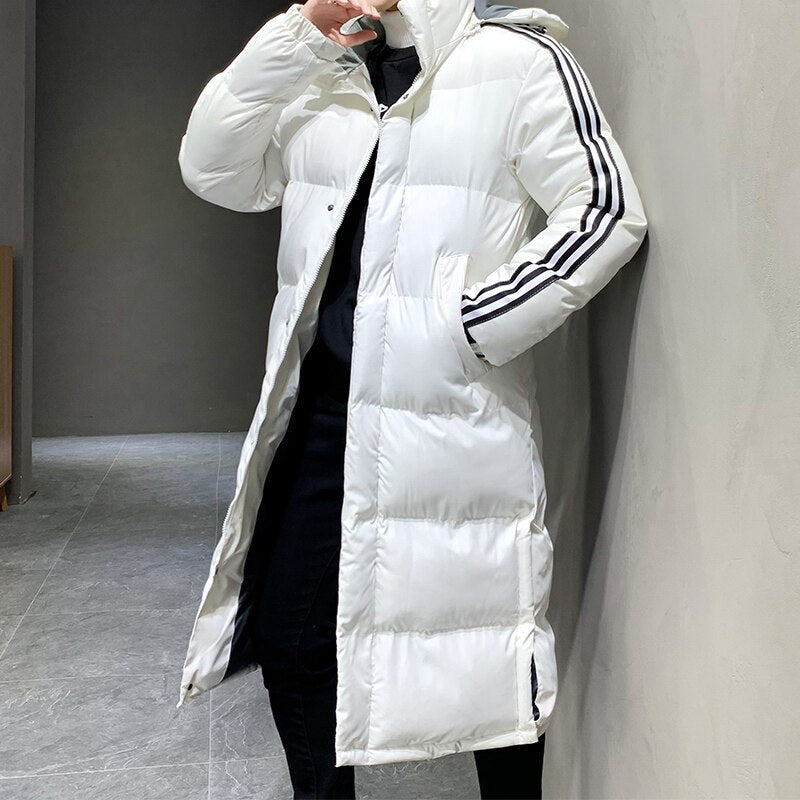 - Dekan-Winterjacke | Langes Modell mit Kapuze
