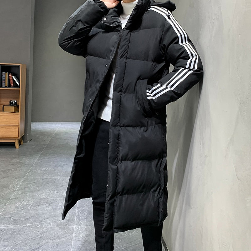 - Dekan-Winterjacke | Langes Modell mit Kapuze