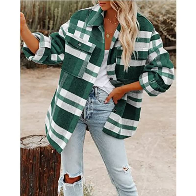 ComfyFlannel | Bequeme und einzigartige Bluse für Frauen - Fiadora